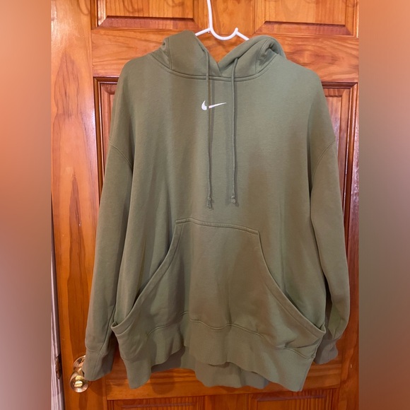 Sage green Nike hoodie - Picture 2 of 3